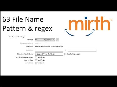 File Name Pattern Regex