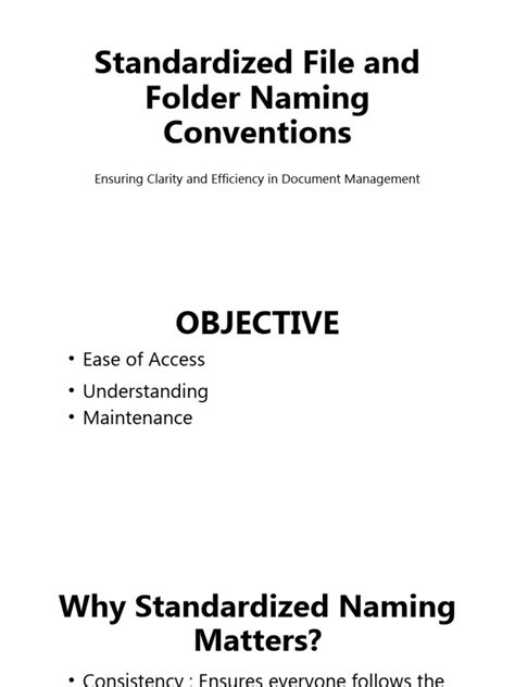 File Naming Standard