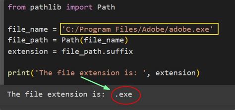 File Path Extension Python