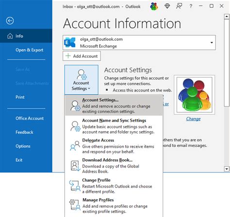 File Settings In Outlook