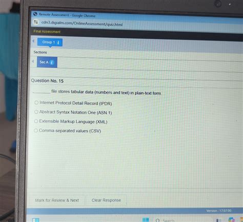 File Stores Tabular Data In Plain Text Form