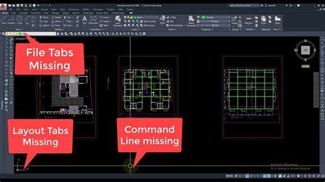 File Tab Not Showing In Autocad