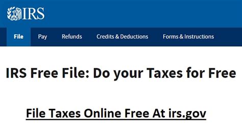 file taxes online free 2024 irs