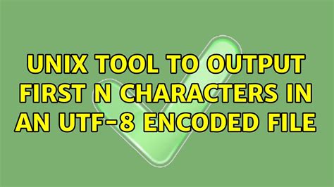 File Unix Tool