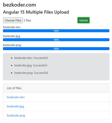 File Upload Template In Angular