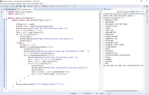 File Write To Directory Java