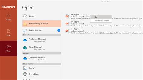 Files Needing Attention