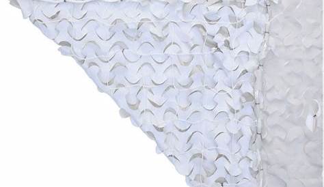 Filet de camouflage renforcé Blanc 4m x 5m Fabrication