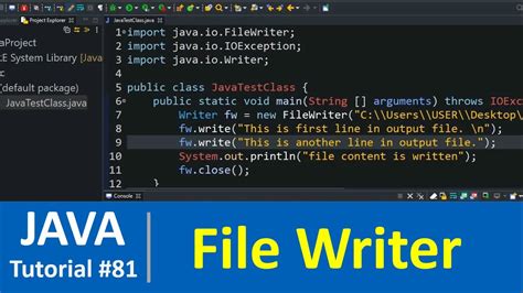 Filewriter Java W3Schools