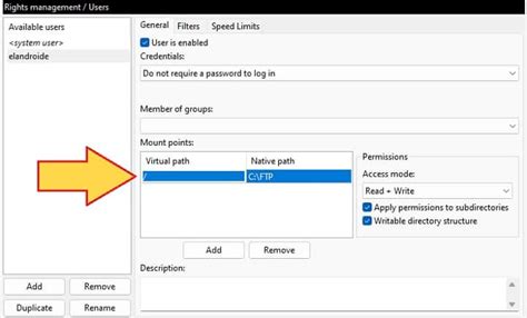 Filezilla Ftp Server Mount Points