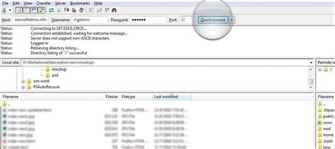 Filezilla Quick Guide