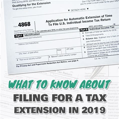 filing a tax extension 2019