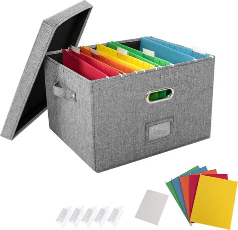 Filing Boxes With Lids