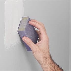 Fill and Smooth the Paint Chip on Wall
