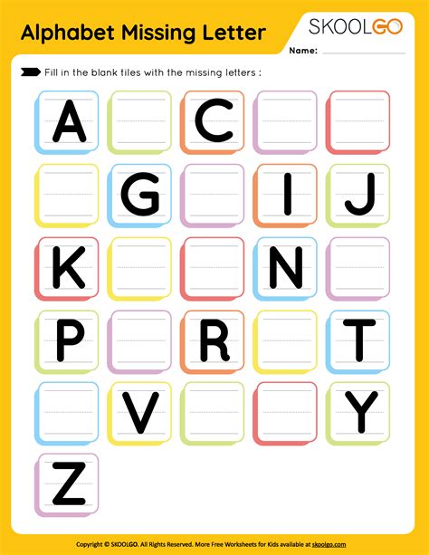 Alphabet Worksheets Archives LearningProdigy
