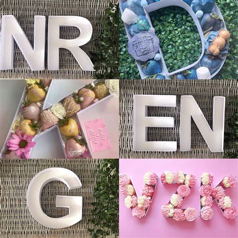 Fillable Letter Boxes Diy