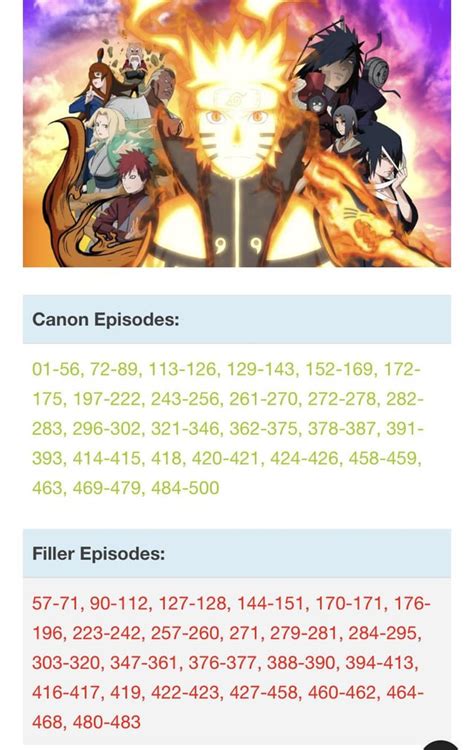 Fillers em Naruto Shippuden saiba todos os fillers do anime (e quais ver)!