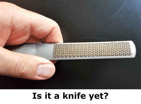 Fillet Knife Edge Thickness