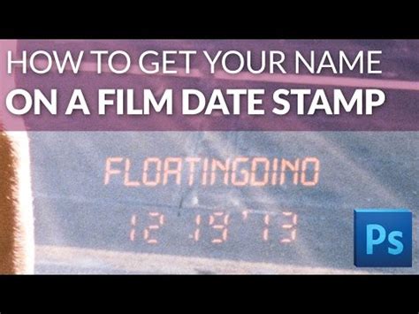 Film Camera Date Stamp Font