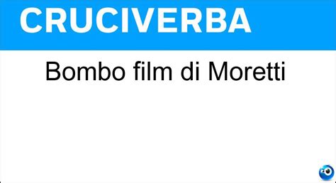 film di nanni moretti cruciverba