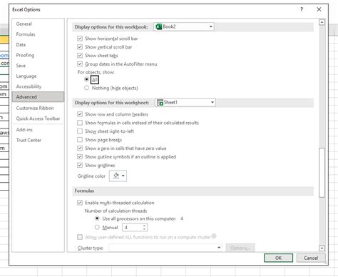 Filter Button Excel Greyed Out