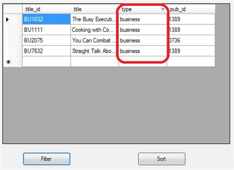 Filter Column Datagridview C#