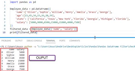 Filter Column In Python
