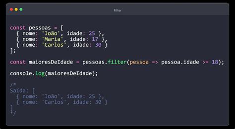 Filter Container Javascript