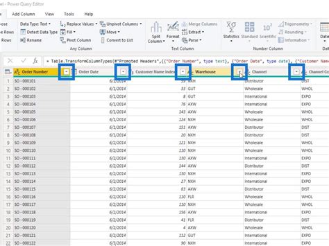 Filter Data In Power Bi Table