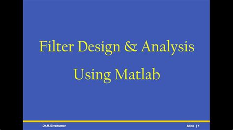 Filter Design And Analysis Tool Matlab