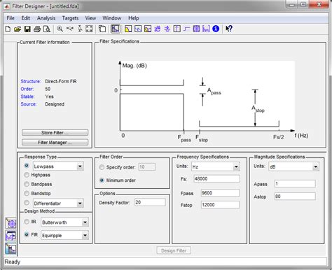 Filter Design Toolbox Matlab