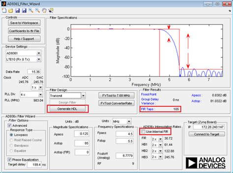 Filter Design Wizard