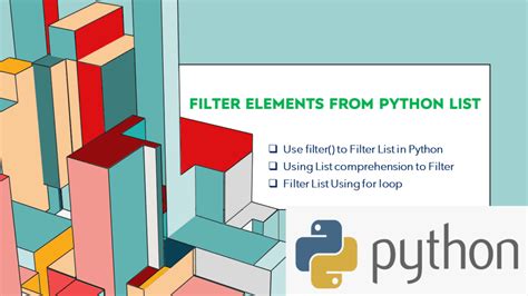 Filter Element In List Python