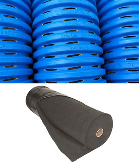 Filter Fabric Around Perforated Pipe