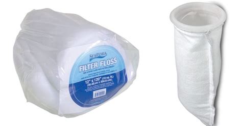 Filter Floss In Filter Sock