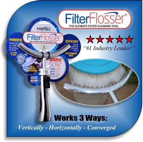 Filter Flosser Filter Cleaning Tool