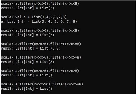 Filter Function Scala