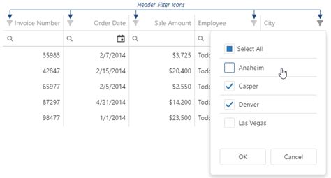 Filter Icon In Javascript