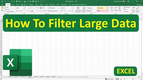 Filter Large Data In Excel
