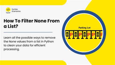 Filter Python None