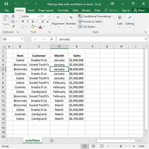 5 Ways Filter Excel Data