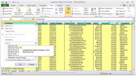 Filtering More Than One Column In Excel