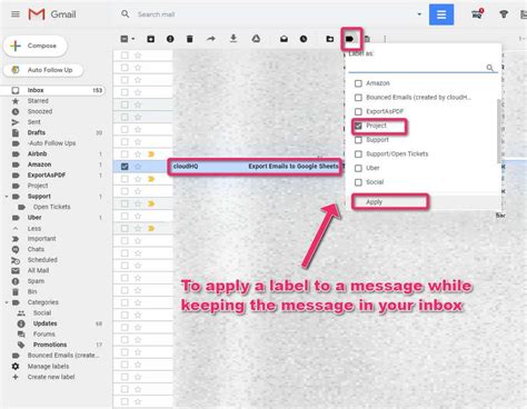 Filters Gmail Extension