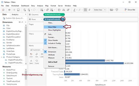 Filters Quick In Tableau