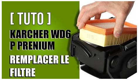 Filtre Karcher Wd6 Premium Hepa Aspirateur MV4.., MV5.., MV6