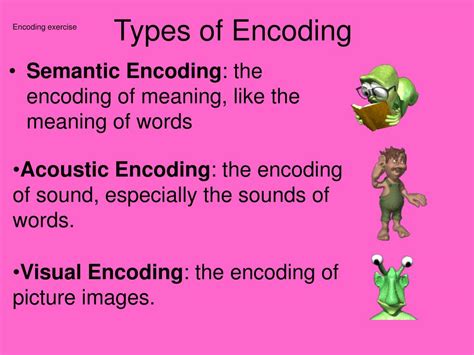 final Word on These Types of encoding