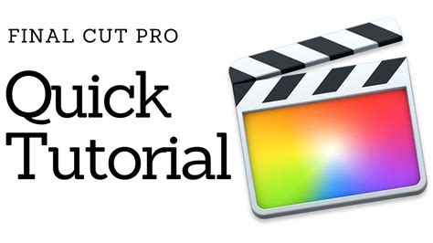 final cut pro tutorial