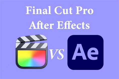 final cut vs after effects