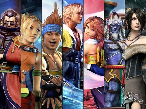 final fantasy 10 2 characters list