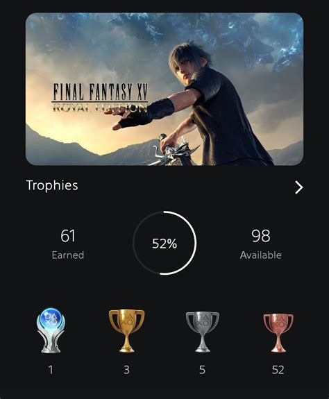 final fantasy 15 trophies